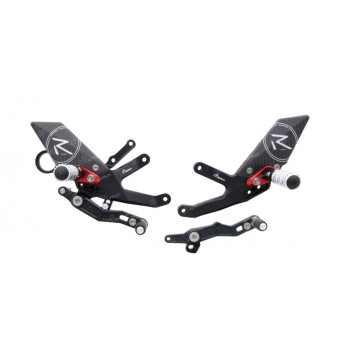 Commandes reculées Lightech Réglables/repliables Racing (standard/inversée) BMW S1000RR (19-21) Commandes reculées Lightech Réglables/repliables Racing (standard/inversée) BMW S1000RR (19-21)