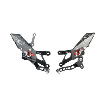 Commandes reculées Lightech Réglables/repliables Racing Yamaha YZF-R3 (15-21) Commandes reculées Lightech Réglables/repliables Racing Yamaha YZF-R3 (15-21)