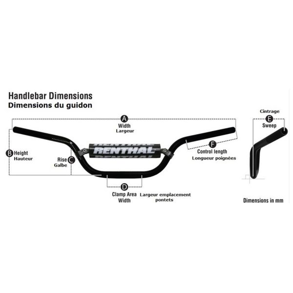 Renthal Guidon KTM SX50/Husqvarna TC50