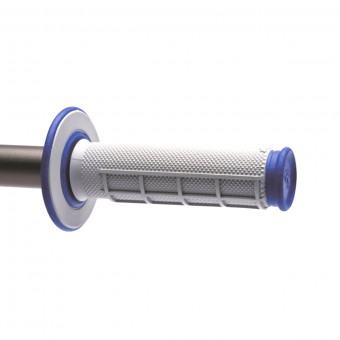 Poignees moto & scooter Renthal Dual Grip Half Waffle Poignees moto & scooter Renthal Dual Grip Half Waffle