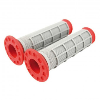 Poignees moto & scooter Renthal Quad Dual Grip Half Waffle 22MM Poignees moto & scooter Renthal Quad Dual Grip Half Waffle 22MM