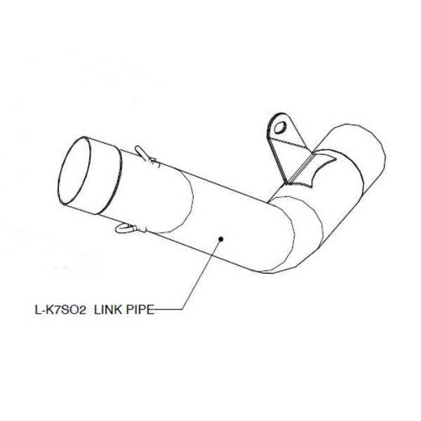 Collecteur Akrapovic Tube de liaison Inox BMW S1000RR/S1000R (10-16) Collecteur Akrapovic Tube de liaison Inox BMW S1000RR/S1000R (10-16)