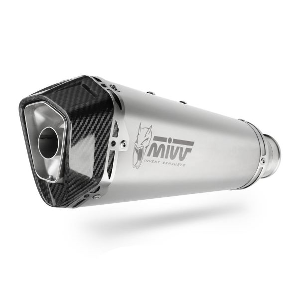 Ligne compl�te Mivv Delta Race Inox/Carbone Honda CB650R/CBR650R (19-23)