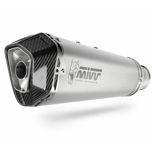 Ligne complte Mivv Delta Race Short Inox/Carbone Yamaha MT-07 (14-21)