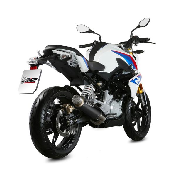 Ligne complte Mivv GP Pro Inox Noir BMW G310R (18-21)