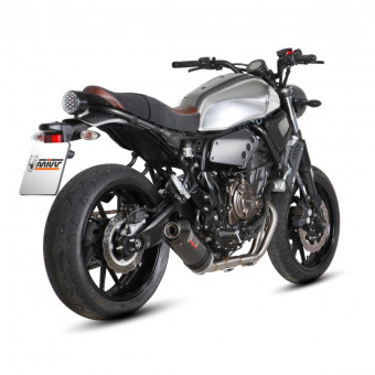 Ligne complte Mivv Oval Inox/Carbone Yamaha XSR700 (16-21)