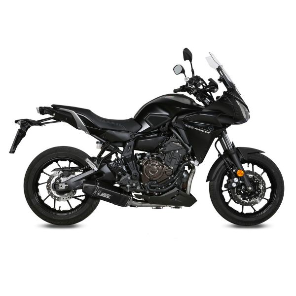Ligne complte Mivv Speed Edge Inox Noir/Carbone Yamaha MT-07 Tracer (16-21)