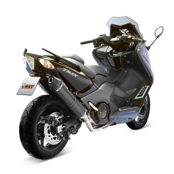 Ligne compl�te Mivv Stronger Inox Noir/Carbone Yamaha T-Max 530 (12-16)