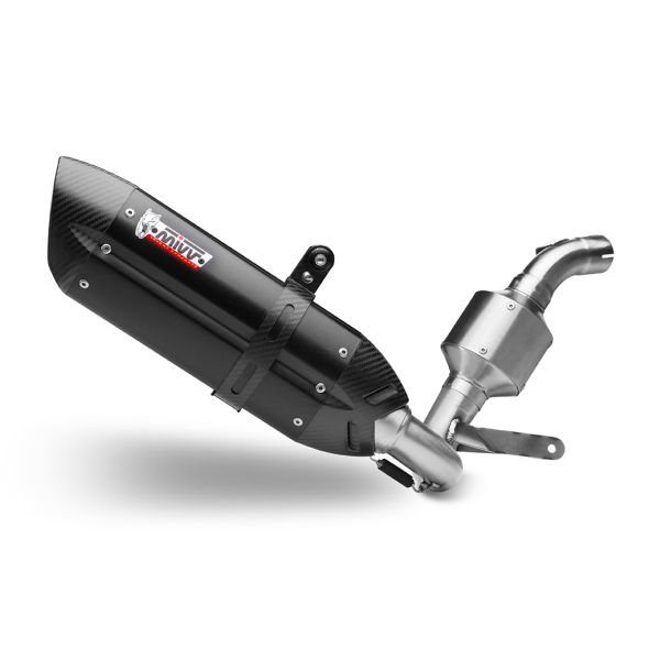 Ligne compl�te Mivv Suono Inox Noir/Carbone KTM 390 Duke (13-16)