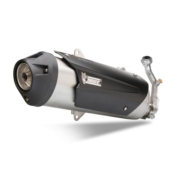 Ligne complte Mivv Urban catalyse Inox Bross Yamaha X-MAX 250/X-City 250 (06-15)