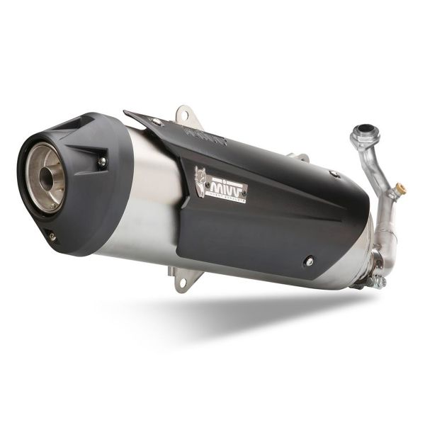 Ligne complte Mivv Urban Inox Bross Aprilia SR300/Gilera Runner (06-16)