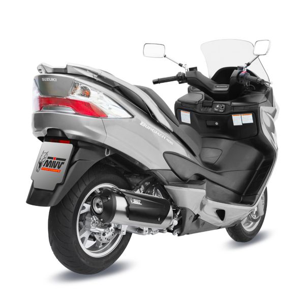 Ligne complte Mivv Urban Inox Bross Suzuki Burgman 400 (06-16)