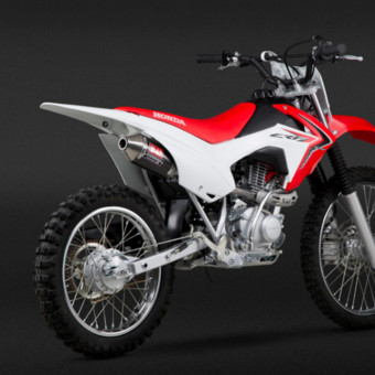 Yoshimura Enduro RS2 Inox/Carbone Honda CRF125R (14-18)