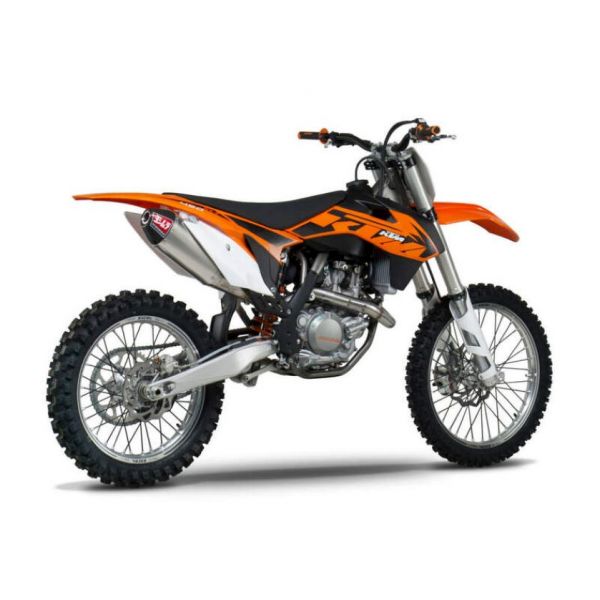 Ligne compl�te Yoshimura RS-4 Inox/Carbone KTM SX-F450/Husqvarna FC450 (16-18)