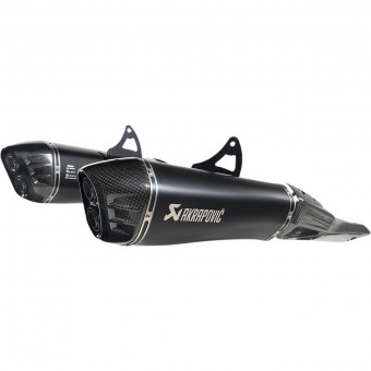 Silencieux Akrapovic Titane/Carbone Black Suzuki GSX1300R Hayabusa (21-23)