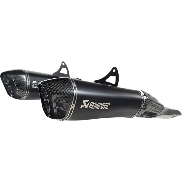 Silencieux Akrapovic Titane/Carbone Black Suzuki GSX1300R Hayabusa (21-23)