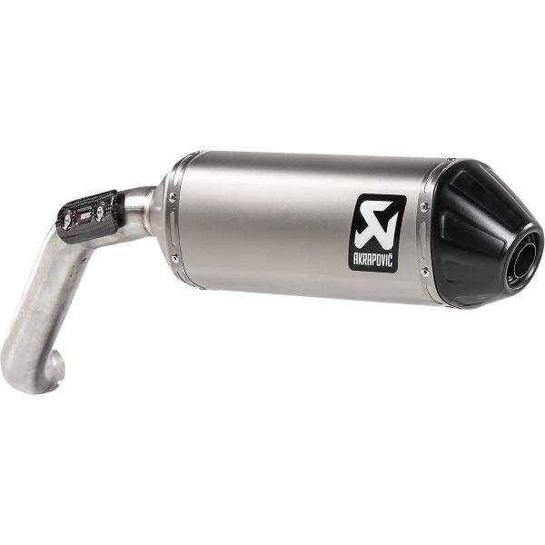 Silencieux Akrapovic Titane/Carbone Moto Guzzi V85 (18-24)