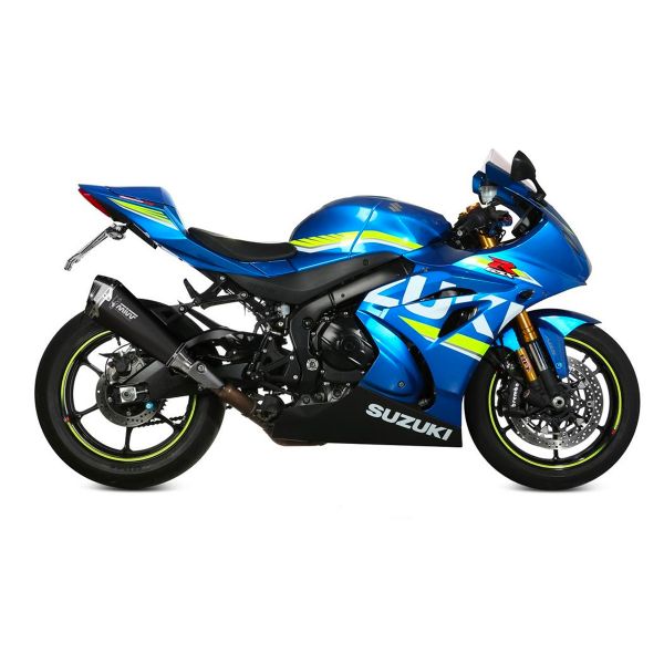 Silencieux Mivv Delta Race Inox Noir/Carbone Suzuki GSX-R 1000 (17-21)