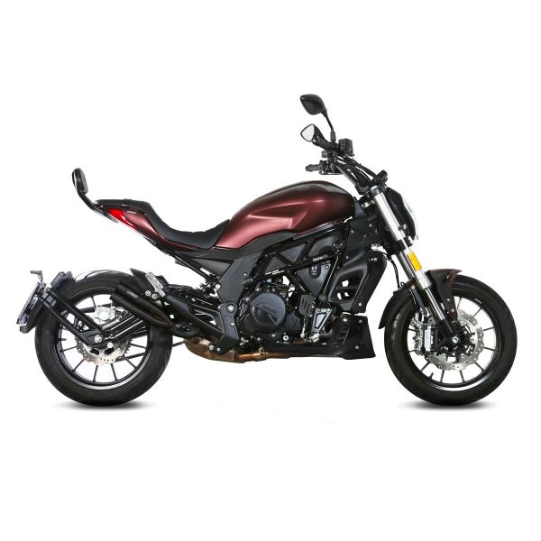 Silencieux Mivv Double Gun Inox Noir Benelli 502C (19-21)