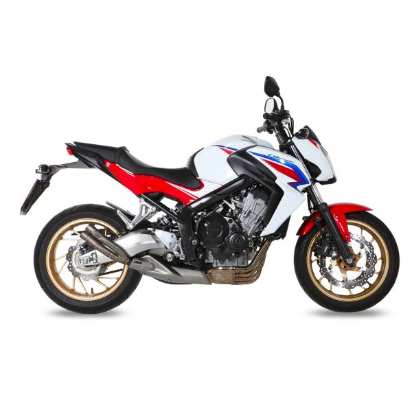 Silencieux Mivv Double Gun Titane Honda CB650F/CBR650F (14-16)