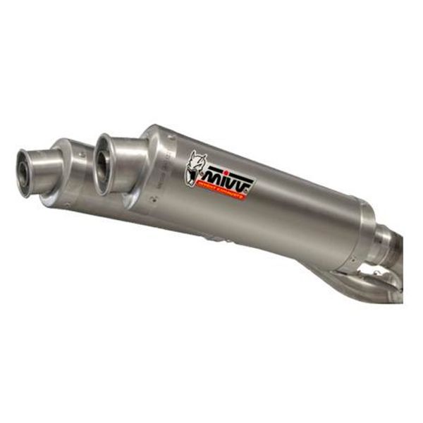 Silencieux Mivv Double Oval Classic Inox Ducati Monster 620/800/916/1000 (01-08)