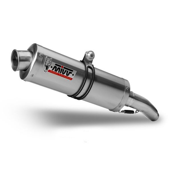 Silencieux Mivv Double Oval Classic Inox Kawasaki Z1000 (07-09)