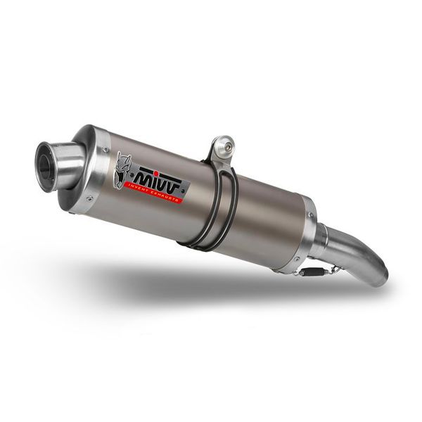 Silencieux Mivv Double Oval Classic Titane Suzuki V-Strom 1000 (02-13)