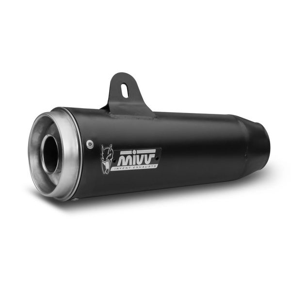 Silencieux Mivv Ghibli Inox Noir Kawasaki Z900RS (18-21)