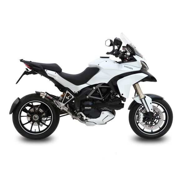 Silencieux Mivv GP Inox Noir Ducati Multistrada 1200 (10-14)
