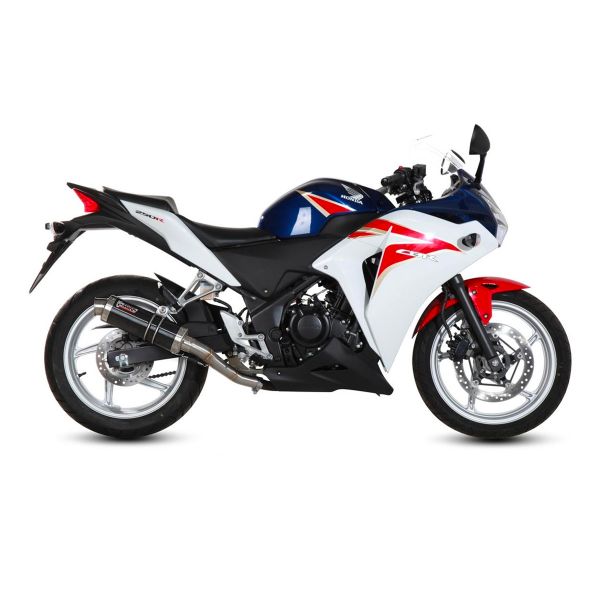 Silencieux Mivv GP Inox Noir Honda CBR250R (11-16)