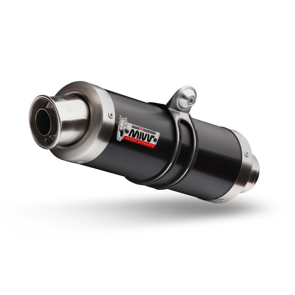 Silencieux Mivv GP Inox Noir Kawasaki Ninja 250R (08-12)