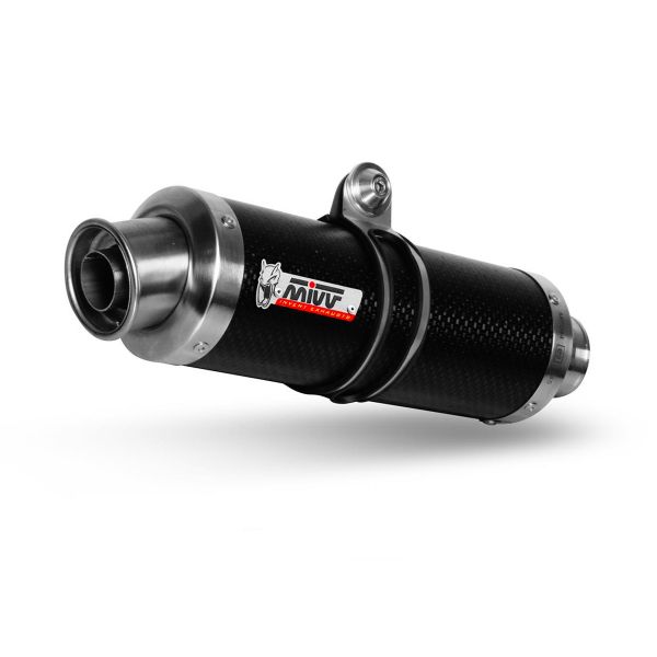 Silencieux Mivv GP Inox Noir Kawasaki Z750 (07-12)