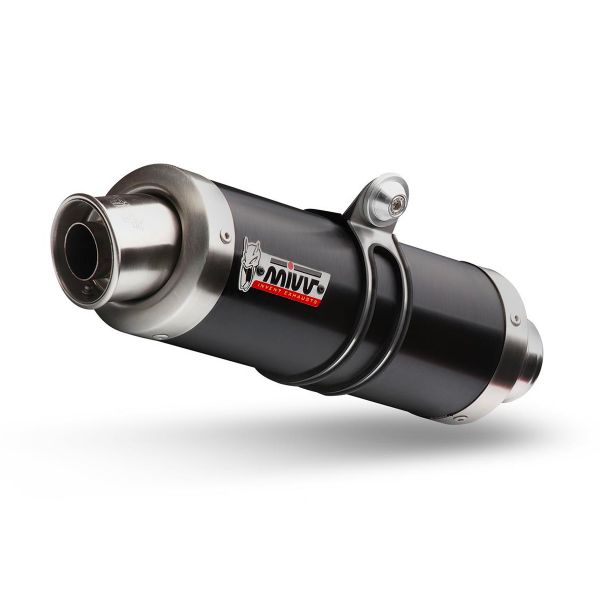 Silencieux Mivv GP Inox Noir Suzuki GSF650 Bandit/GSX650F (07-16)