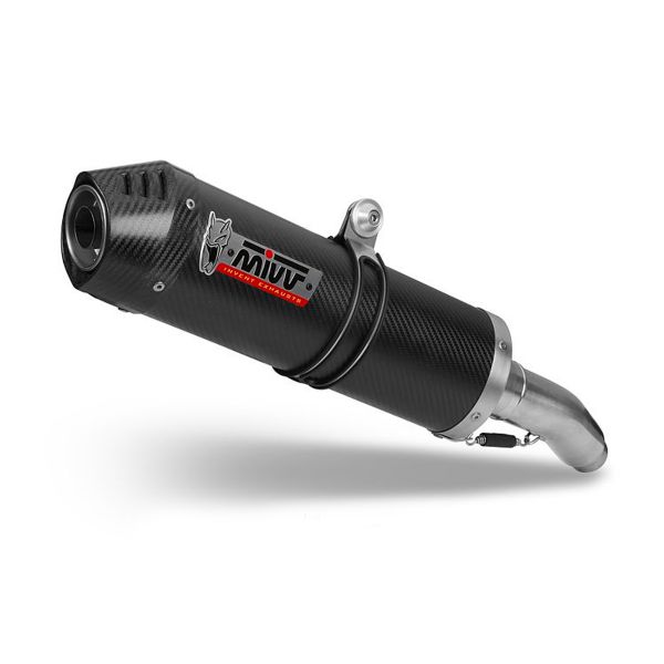 Silencieux Mivv Oval Carbone Kawasaki Versys 1000 (15-18)