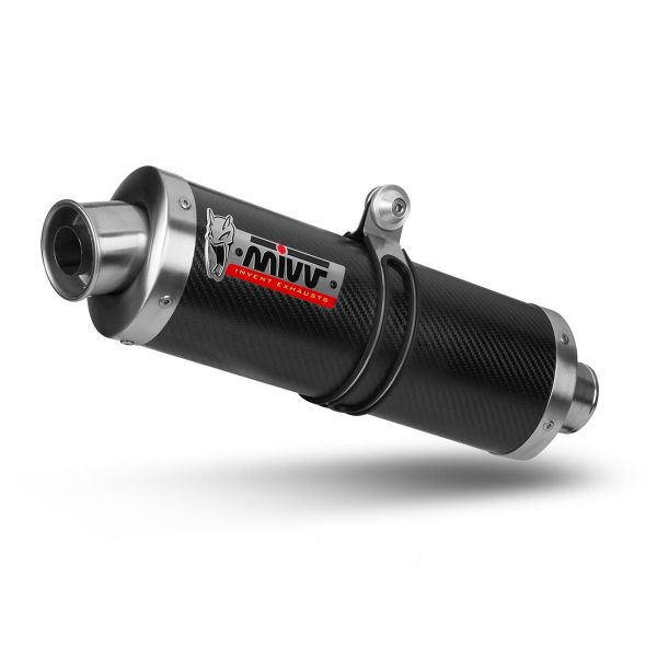 Silencieux Mivv Oval Carbone Suzuki GSF650 Bandit (05-06)