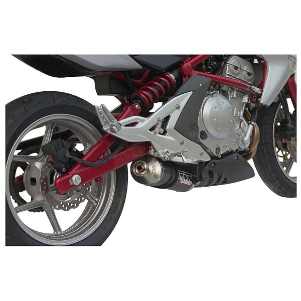 Silencieux Mivv Oval Classic Carbone Kawasaki ER-6N/ER-6F/Versys (06-14)