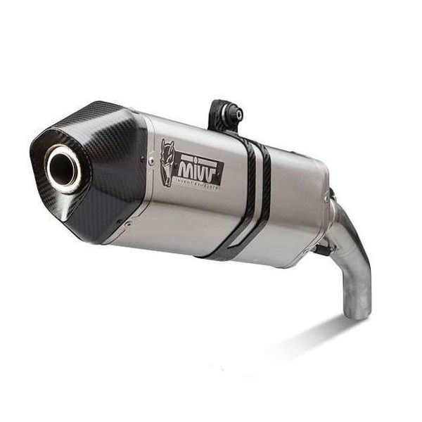 Silencieux Mivv Speed Edge Inox/Carbone Kawasaki Versys 1000 (15-18)