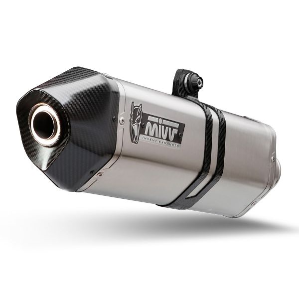 Silencieux Mivv Speed Edge Inox/Carbone Triumph Tiger 1050 Sport (17-21)