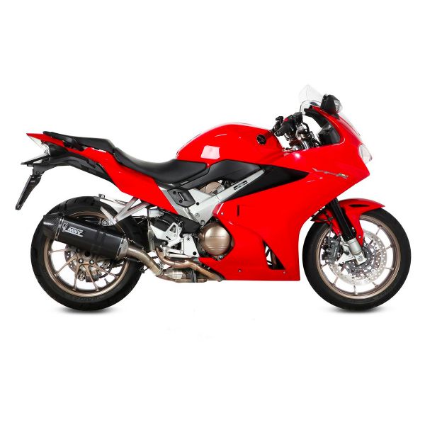 Silencieux Mivv Speed Edge Inox Noir/Carbone Honda VFR800F (14-20)