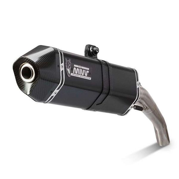 Silencieux Mivv Speed Edge Inox Noir/Carbone KTM 1090/1190/1290 Adventure (13-21)