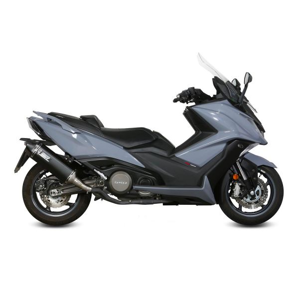 Silencieux Mivv Speed Edge Inox Noir/Carbone Kymco AK550 (17-20)