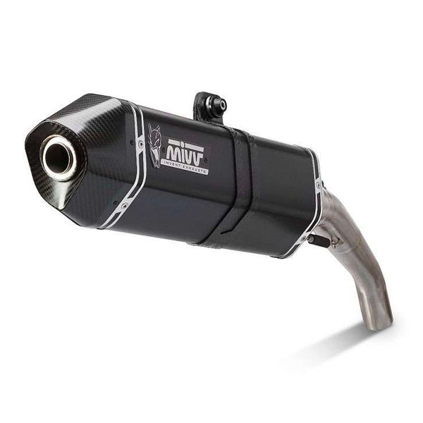 Silencieux Mivv Speed Edge Inox Noir Honda CRF1000L Africa Twin (16-19)