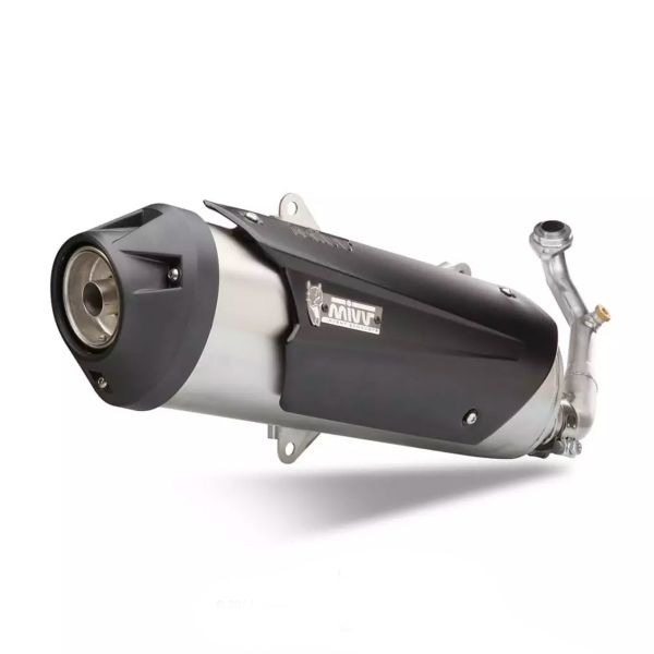 Silencieux Mivv Urban Inox Gilera Fuoco/Nexus/Piaggio Beverly 500 (03-16)