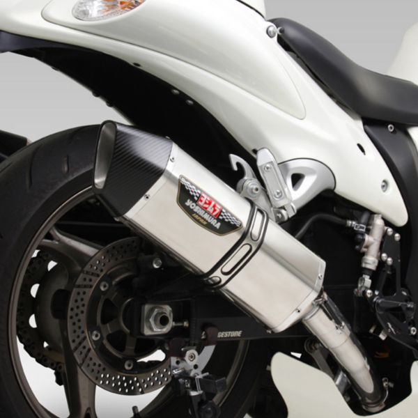 Silencieux Yoshimura Hepta Force Double Inox/Carbone Suzuki Hayabusa (08-17)