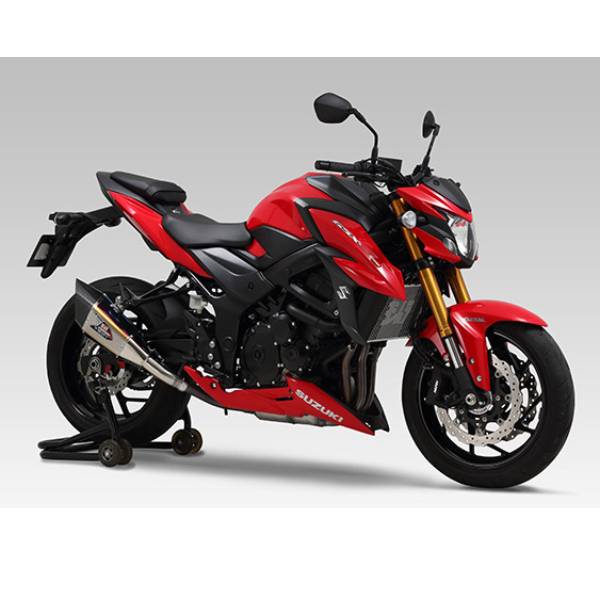 Silencieux Yoshimura R-11SQ Titane Blue/Carbone Suzuki GSX-S750 (17-21)