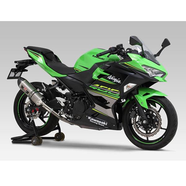 Silencieux Yoshimura R-77S Inox/Carbone Kawasaki Ninja 400 (18)