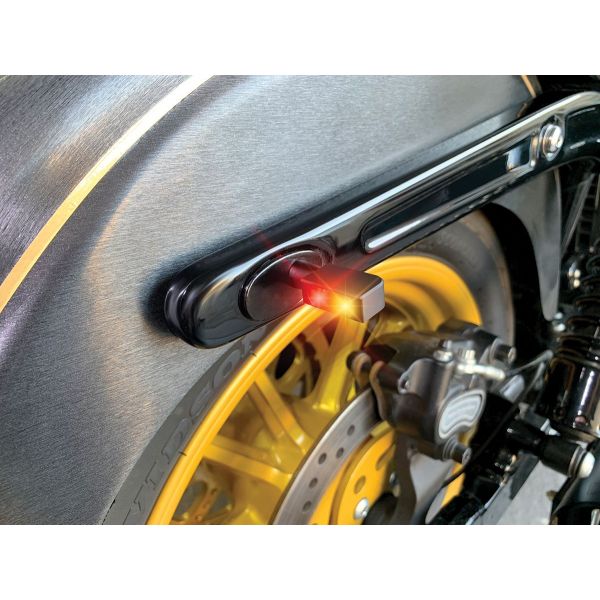Clignotants moto & scooter Heinz Bikes Blokk Micro Led + Feu Harley Davidson (93-21)