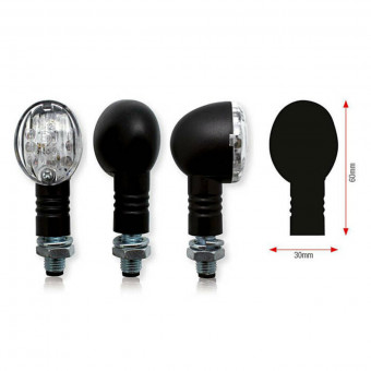 Clignotants moto & scooter Bihr Bullet LED Noir