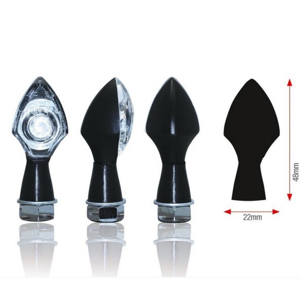 Clignotants moto & scooter Bihr Power LED Noir
