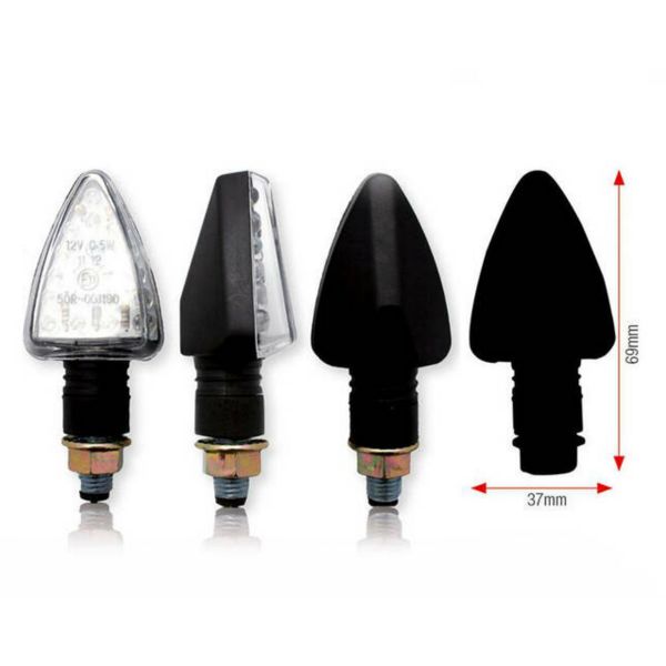 Clignotants moto & scooter Bihr Tri LED Noir